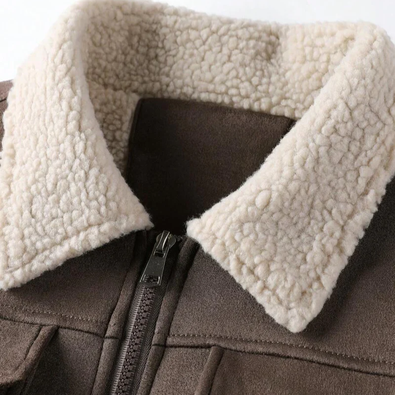 Kenton Shearling Collar Jacket