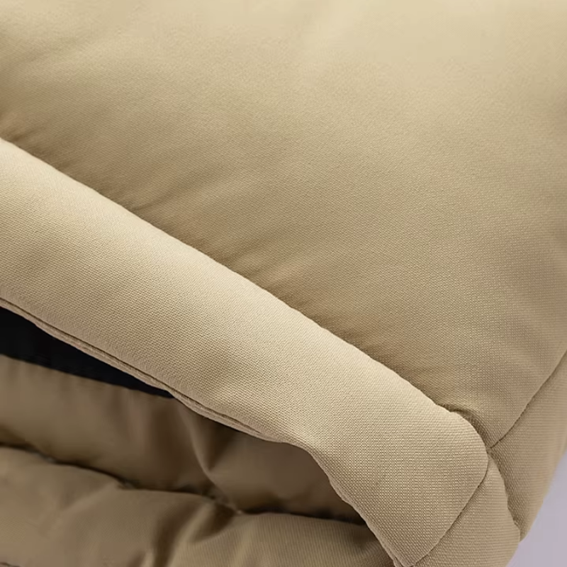 The Hackney Cord-Yoke Puffer Jacket