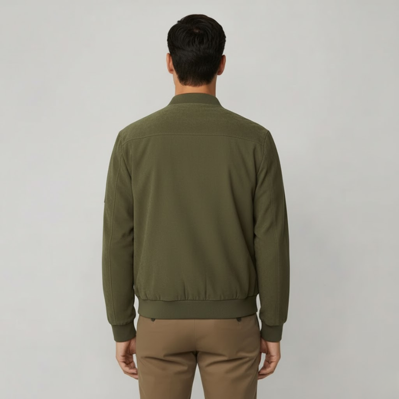 The Chelsea Suedette Bomber Jacket