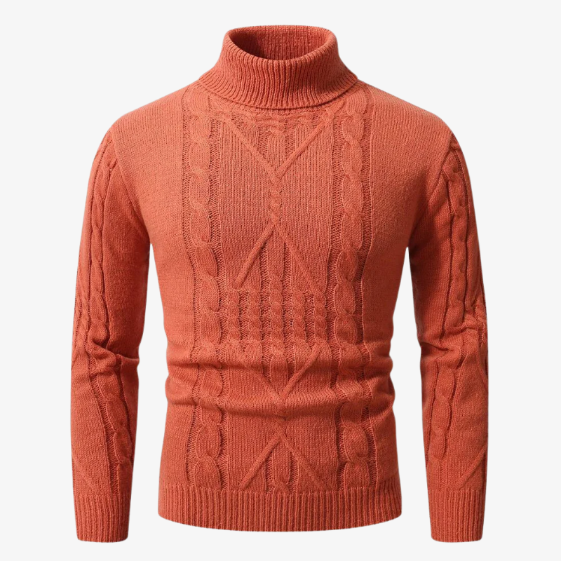 The Arran Roll Neck Jumper