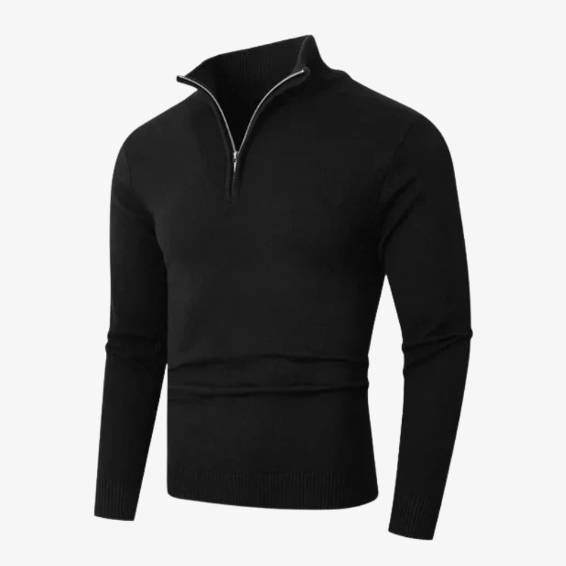 The Windsor Wool Quarter-Zip Jumper