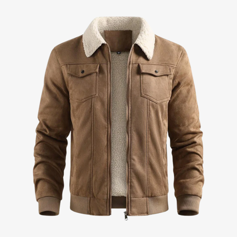 Kenton Shearling Collar Jacket