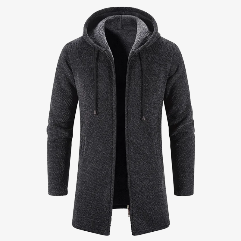 The Highland Sherpa-Lined Knit Coat