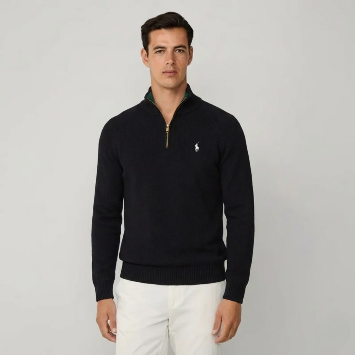 Polo Wool Quarter-Zip Jumper | Clearance Sale