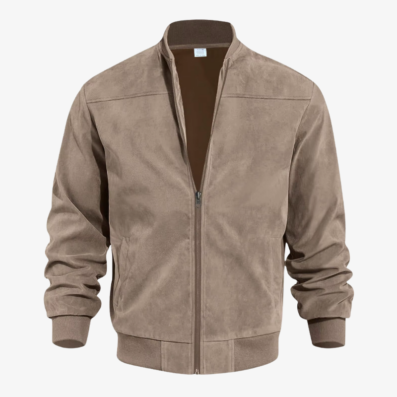 The Chelsea Suedette Bomber Jacket