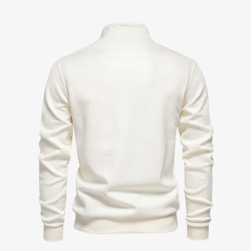 The Dover Cotton Quarter-Zip Jumper