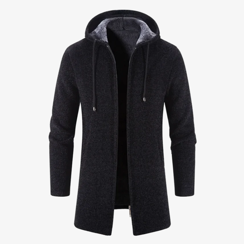 The Highland Sherpa-Lined Knit Coat