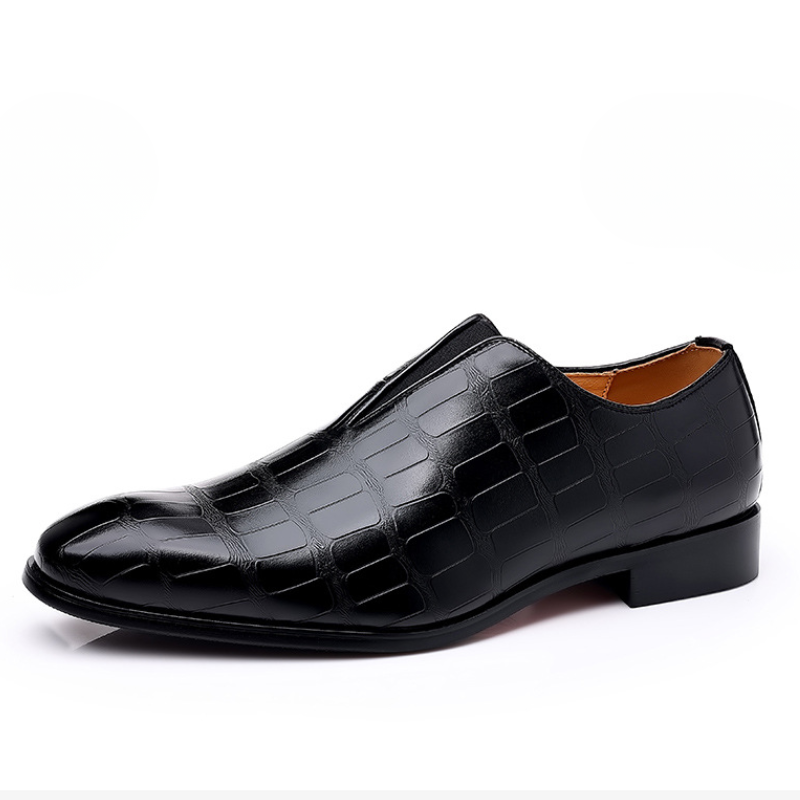 Milano Croc Leather Loafers