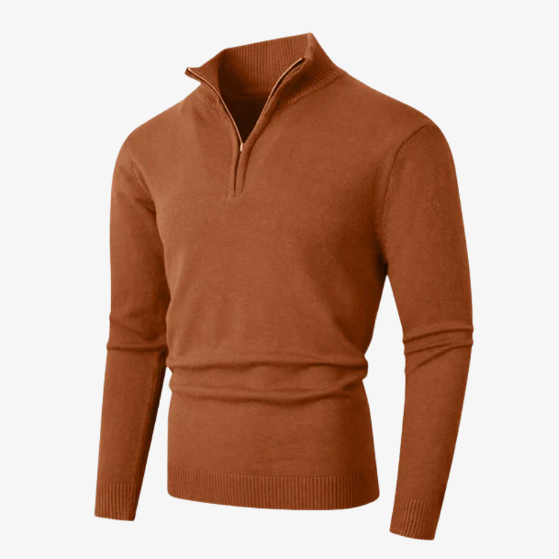 The Windsor Wool Quarter-Zip Jumper