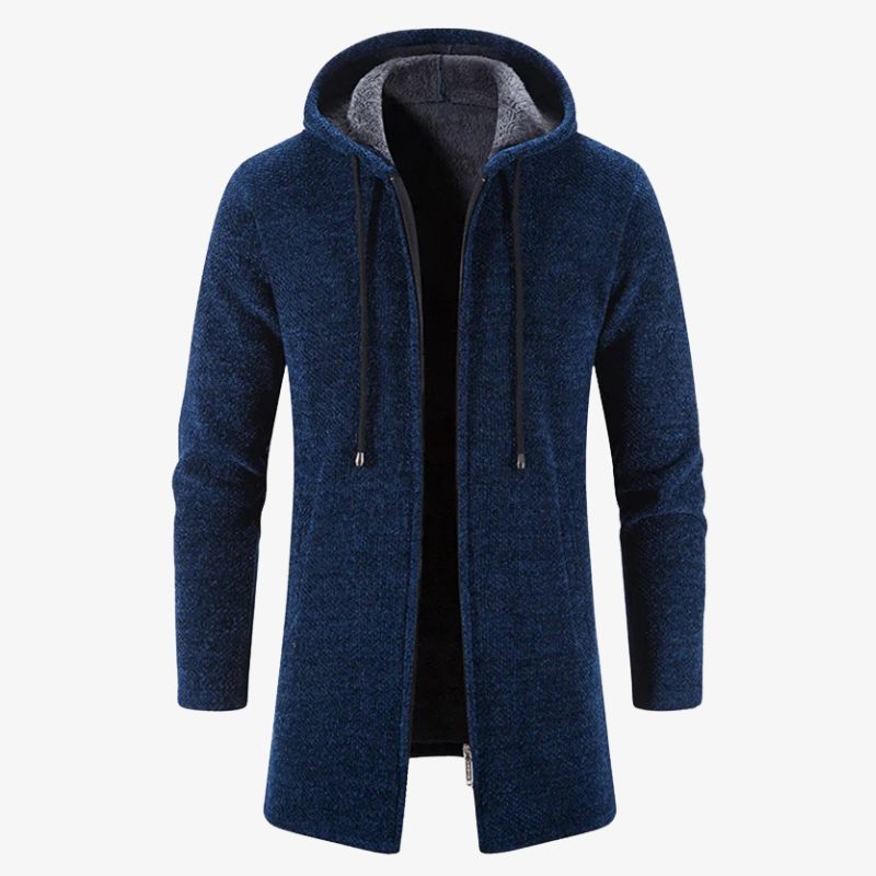 The Highland Sherpa-Lined Knit Coat