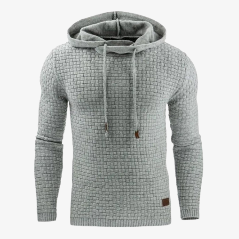 Oxford Textured Hoodie