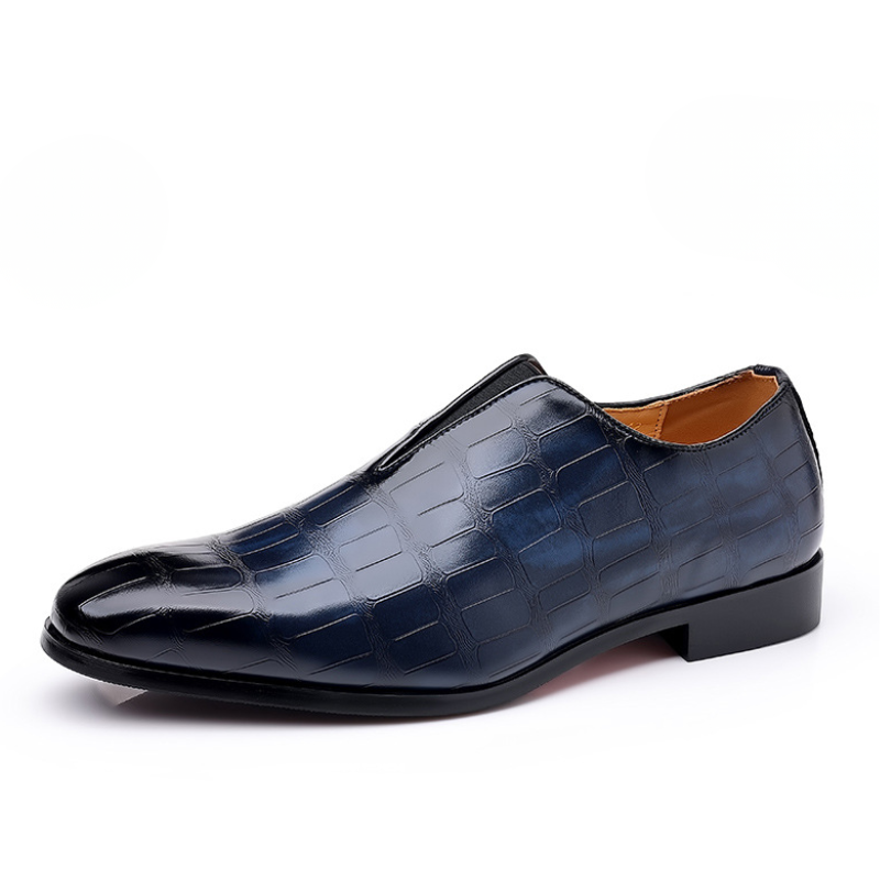 Milano Croc Leather Loafers