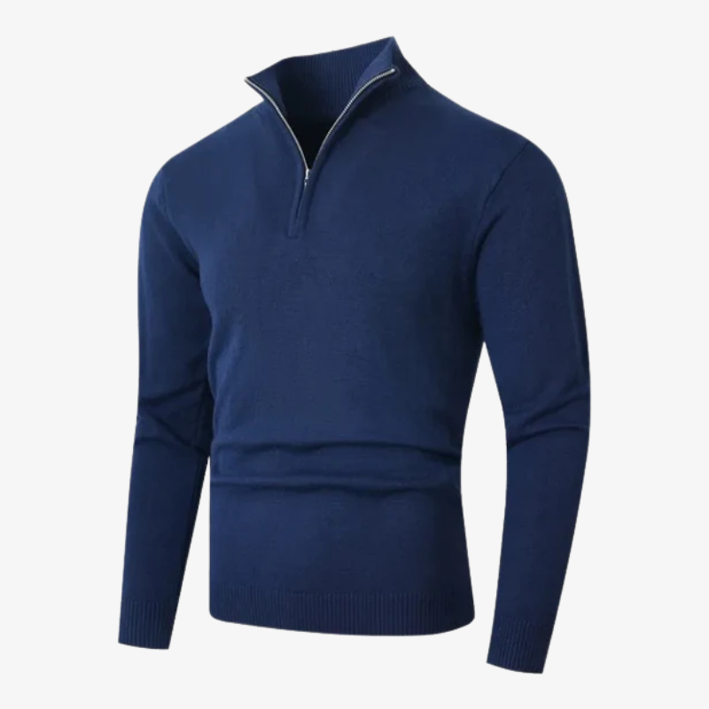 The Windsor Wool Quarter-Zip Jumper