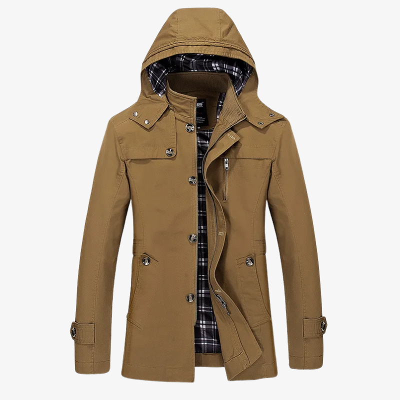 The Richmond Tartan-Lined Field Coat