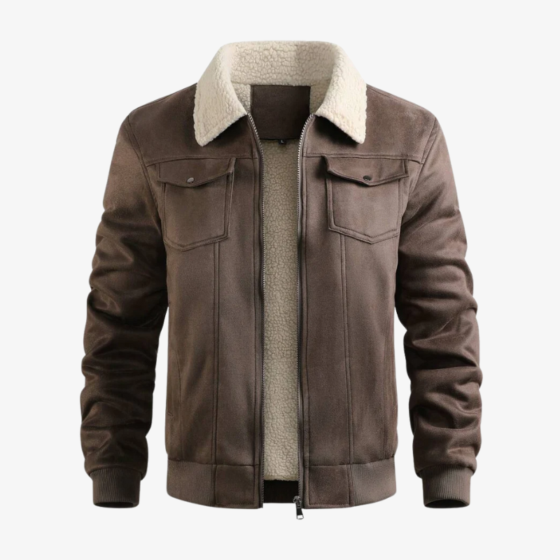 Kenton Shearling Collar Jacket