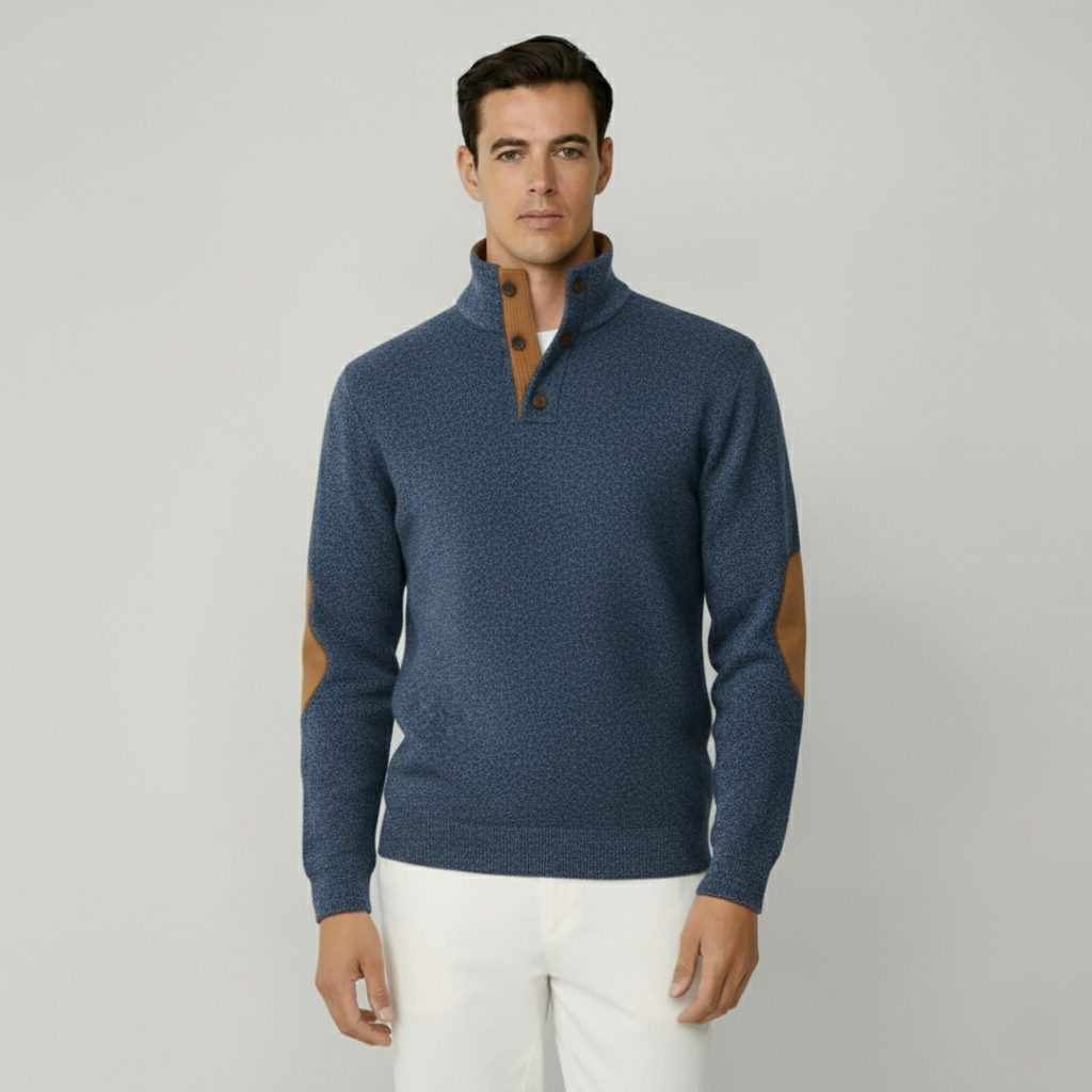 Cotswold Heritage Button-Neck Fleece