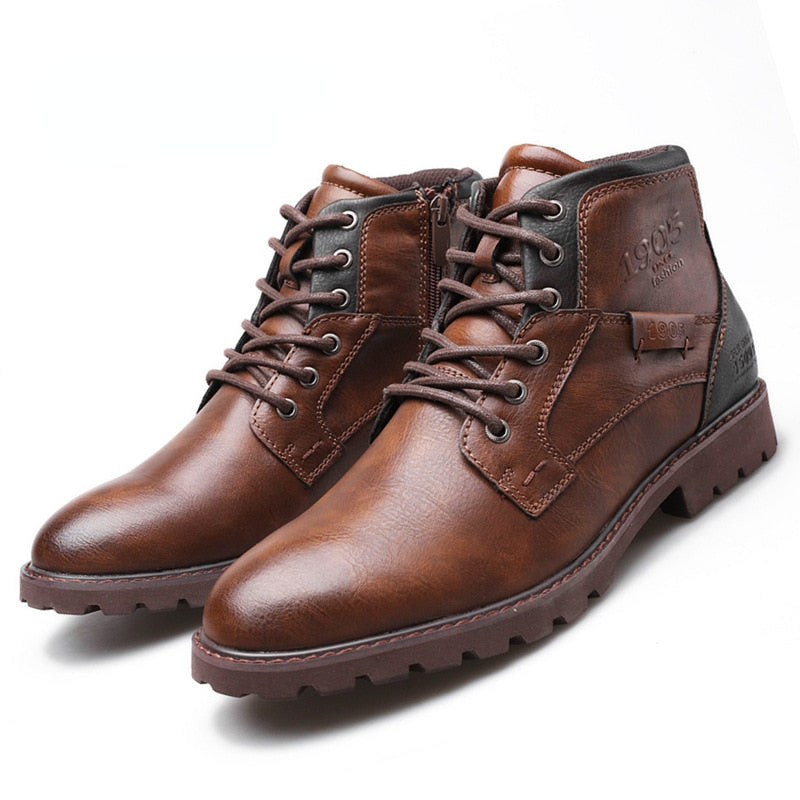 Ranger Leather Lace-Up Boot