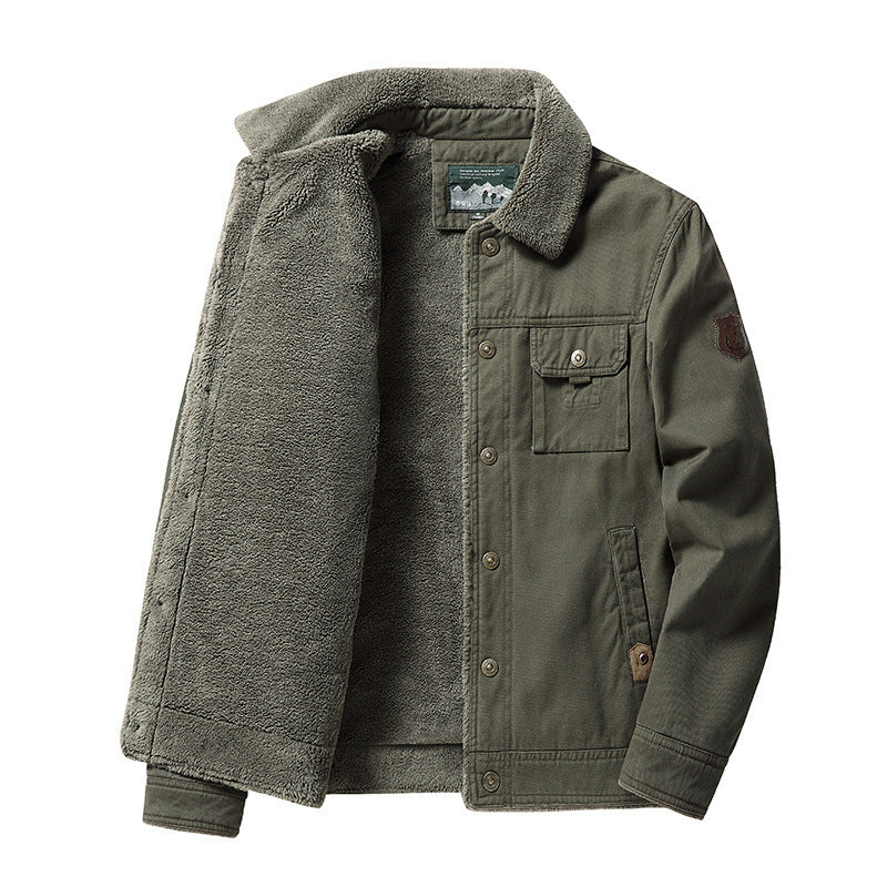 Men’s Sherpa-Lined Denim Jacket
