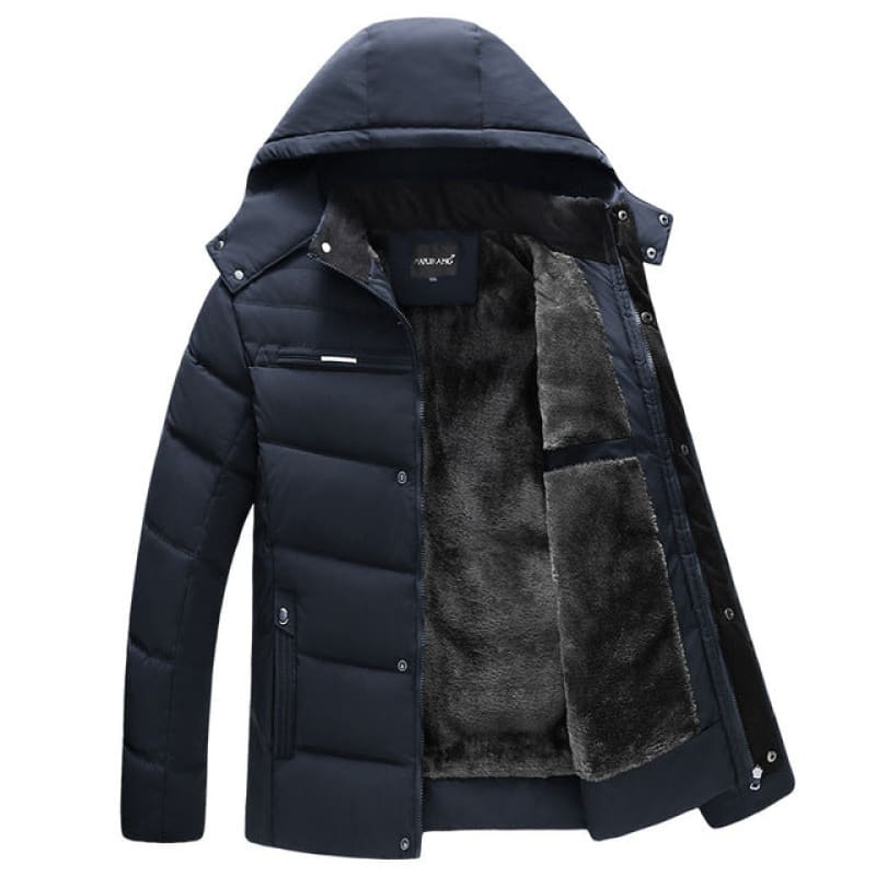 Men’s Sherpa-Lined Puffer Jacket