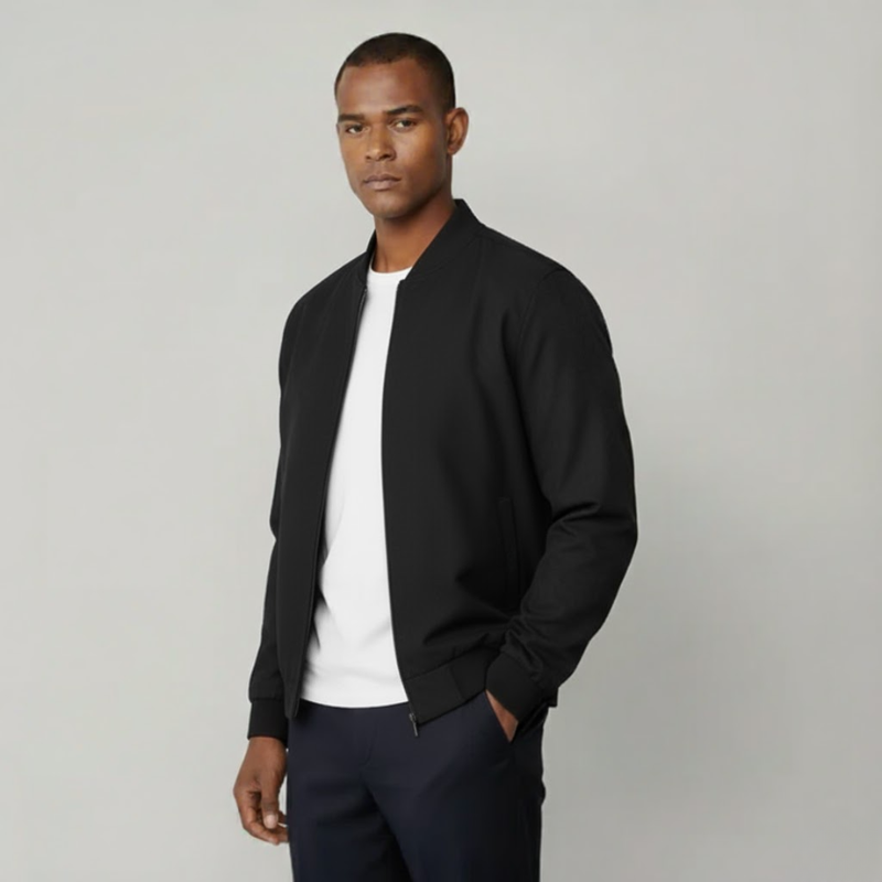 The Chelsea Suedette Bomber Jacket