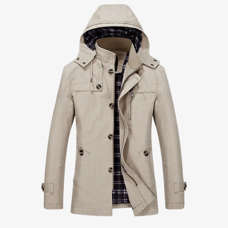 The Richmond Tartan-Lined Field Coat