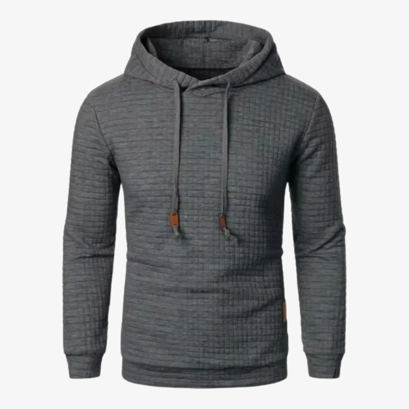 Oxford Textured Hoodie