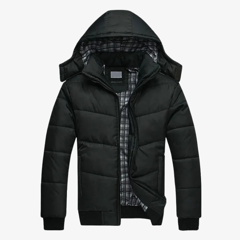 The Stirling Tartan-Lined Puffer Jacket