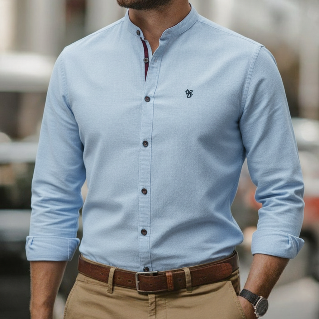Grandad Collar Shirt