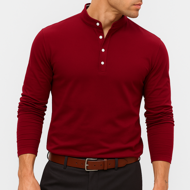 Luca Grandad Collar Shirt