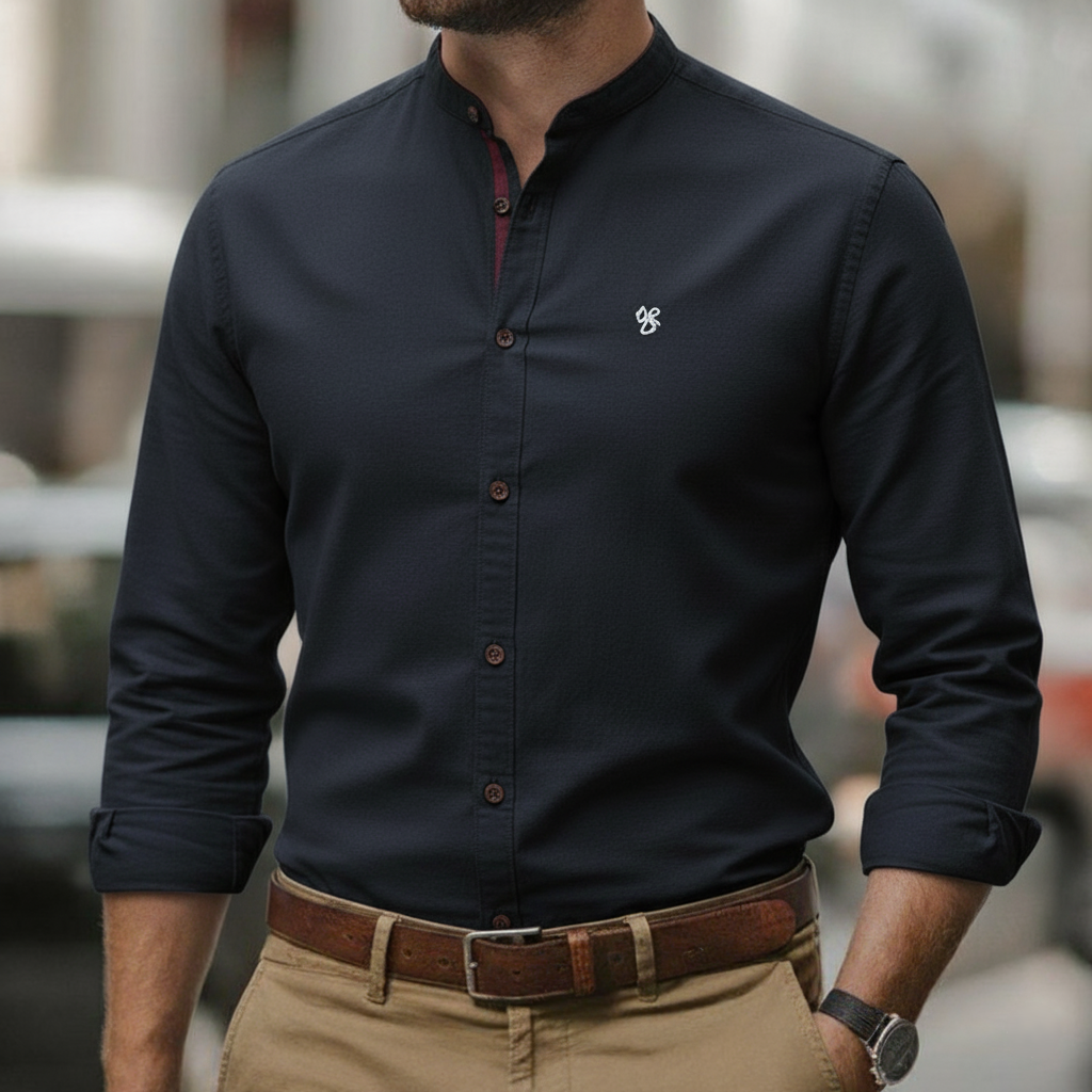 Grandad Collar Shirt