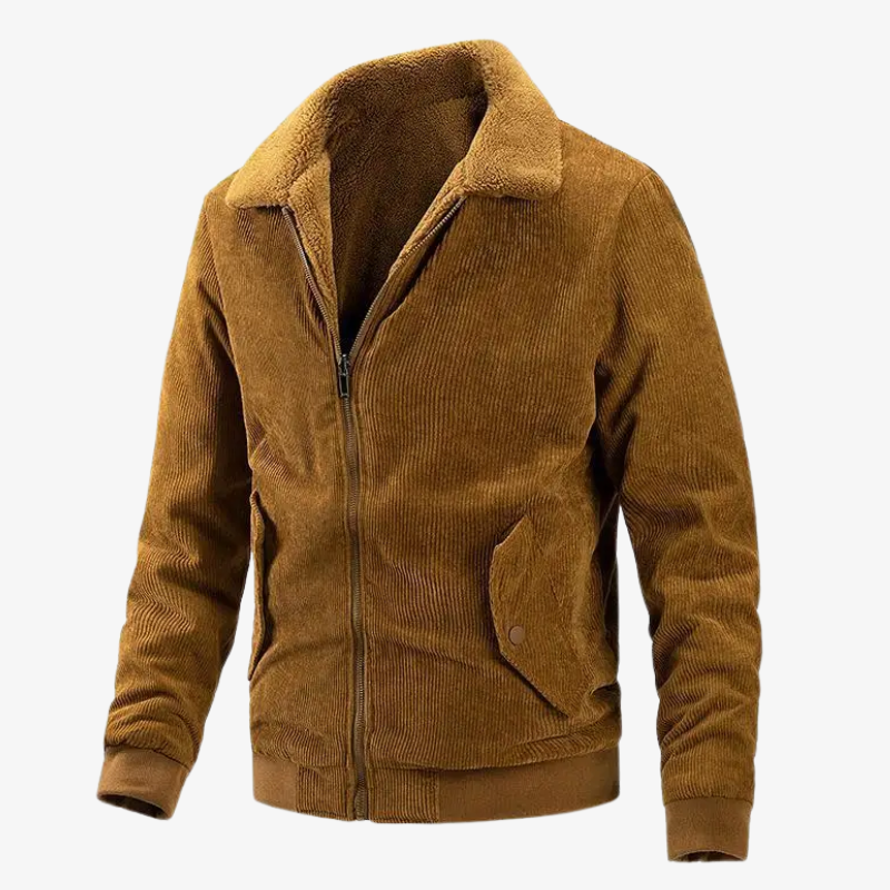 The Camden Borg-Collar Cord Jacket