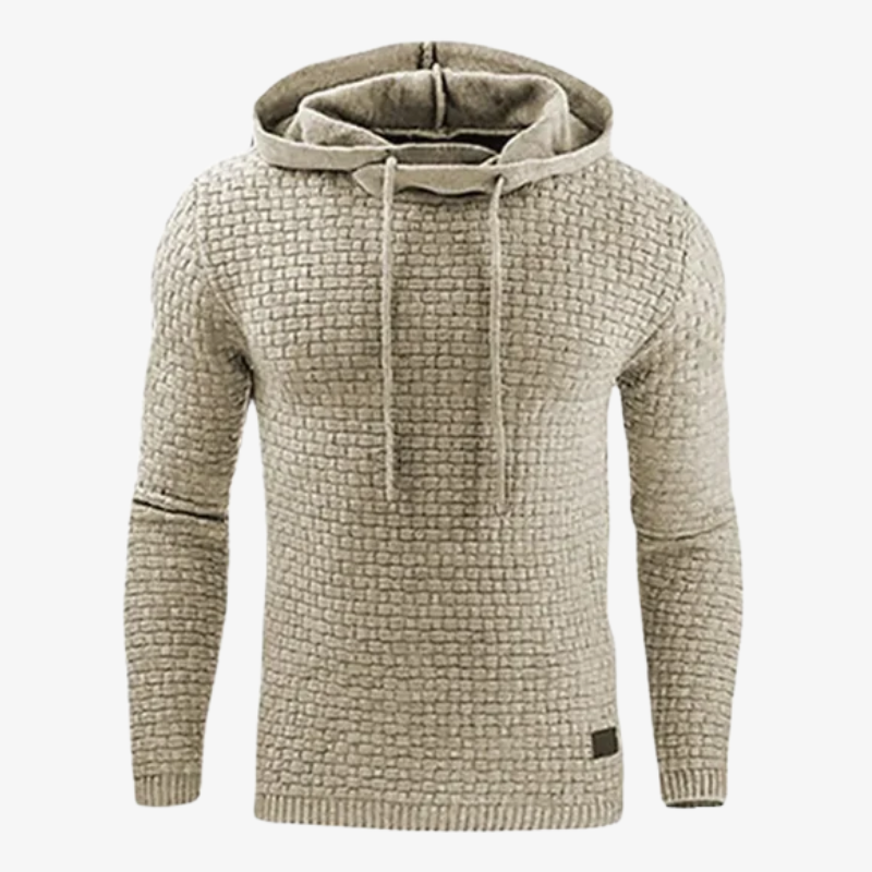 Oxford Textured Hoodie