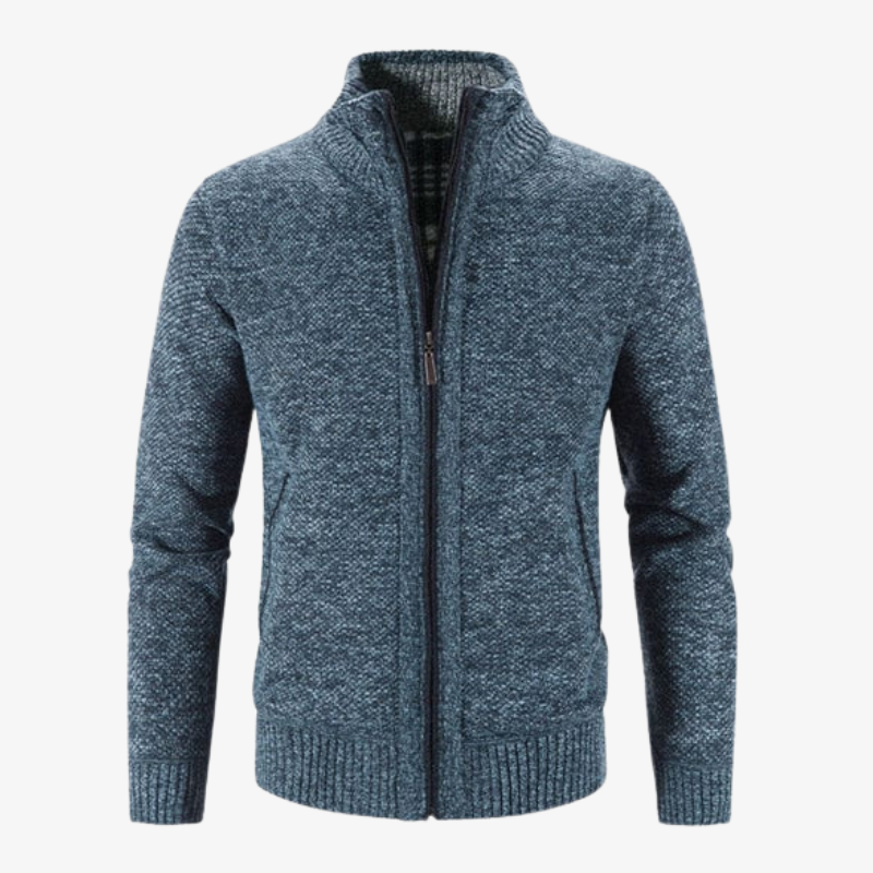 Cambridge Knit Zip Cardigan