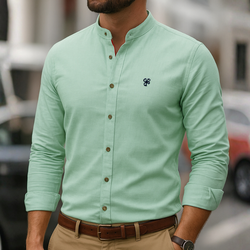 Grandad Collar Shirt