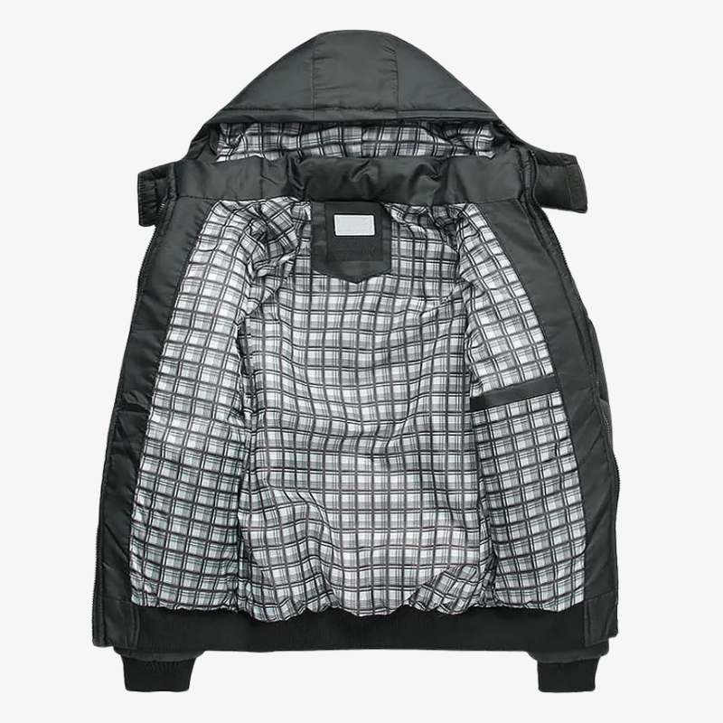 The Stirling Tartan-Lined Puffer Jacket