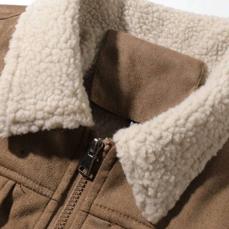 Kenton Shearling Collar Jacket