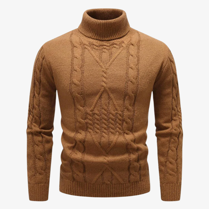 The Arran Roll Neck Jumper