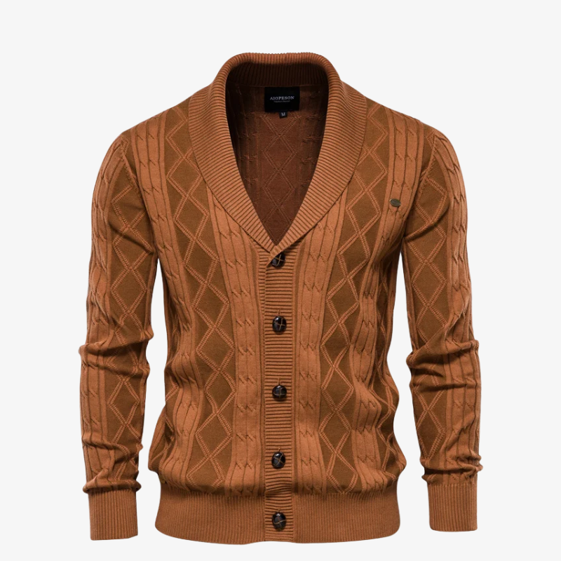 The Ascot Diamond Shawl Cardigan