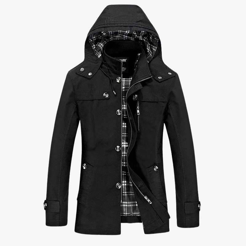 The Richmond Tartan-Lined Field Coat