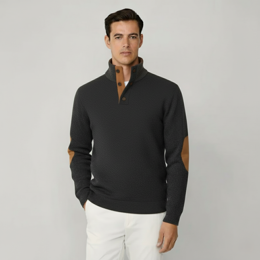 Cotswold Heritage Button-Neck Fleece