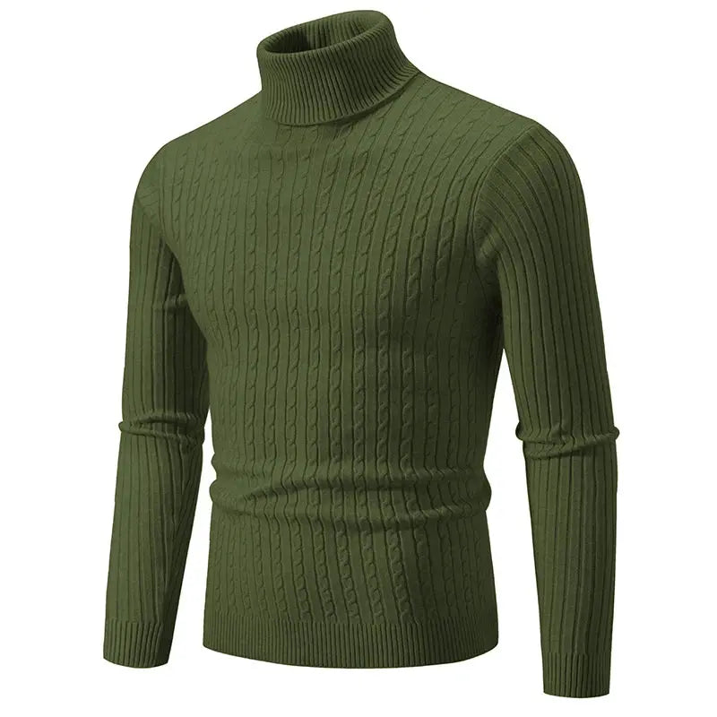 Men's Cashmere Roll Neck Jumper