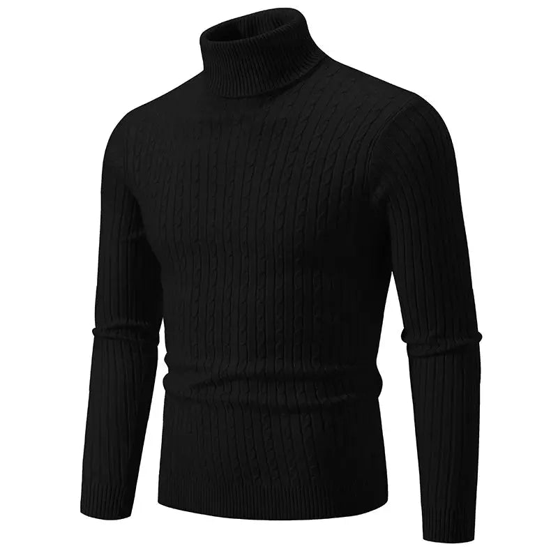 Men's Cashmere Roll Neck Jumper