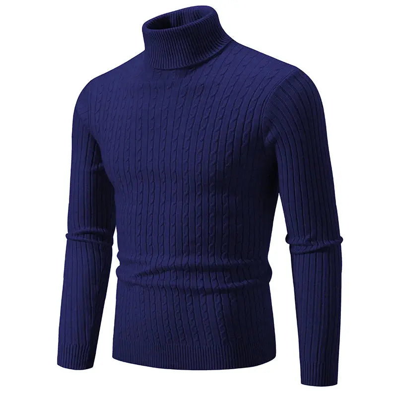 Men's Cashmere Roll Neck Jumper