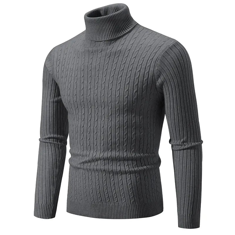 Men's Cashmere Roll Neck Jumper