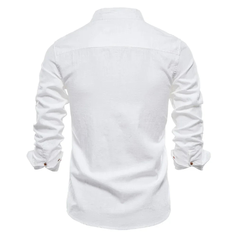 Grandad Collar Shirt