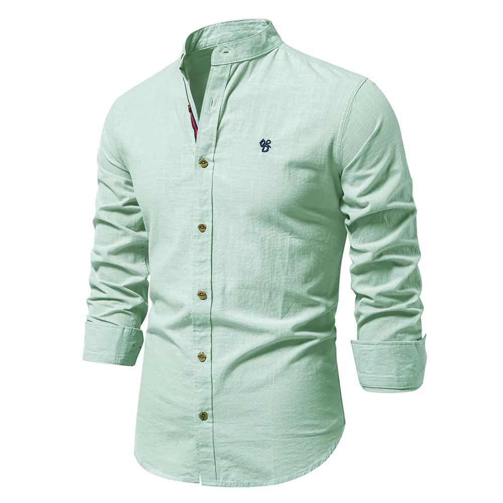 Grandad Collar Shirt