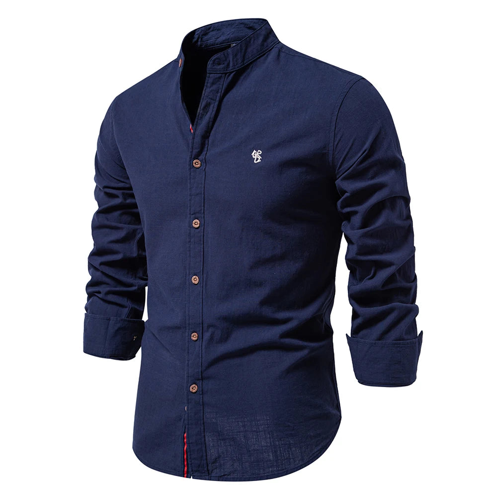 Grandad Collar Shirt