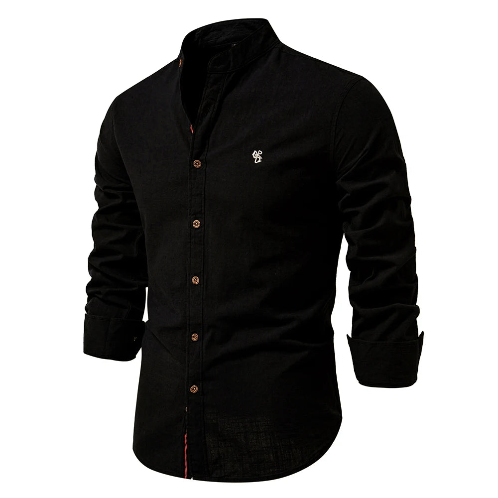 Grandad Collar Shirt