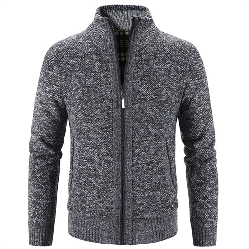 Cambridge Knit Zip Cardigan