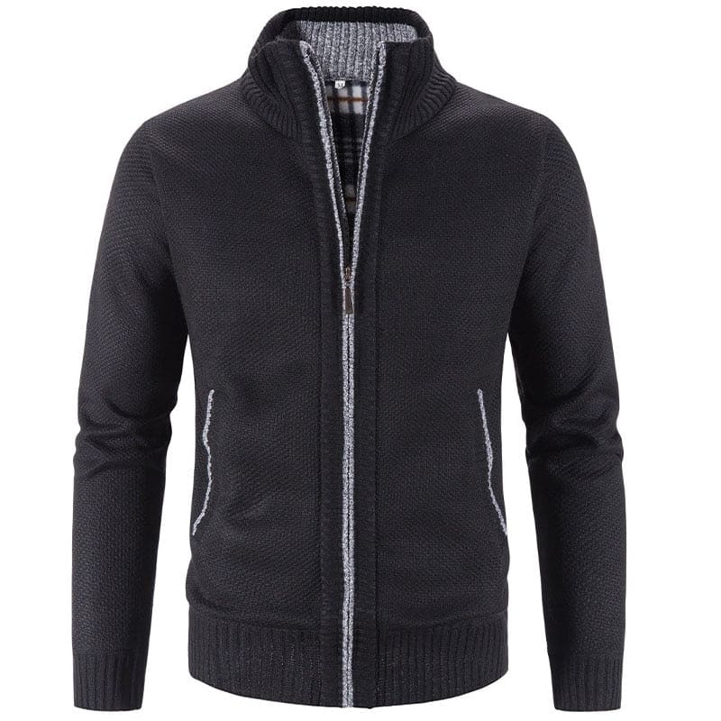 Cambridge Knit Zip Cardigan